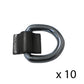 Qty 10: 3/8" Weld On D-Ring Fits Universal Products Replaces 10WR15