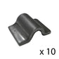 Qty 10: 3/8" Weld On D-Ring Fits Universal Products Replaces 10WR15