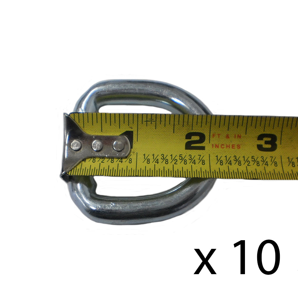 10 3/8" D Ring 5000# Weld On for ATV Motorcycle Rope Tie Trailer Truck