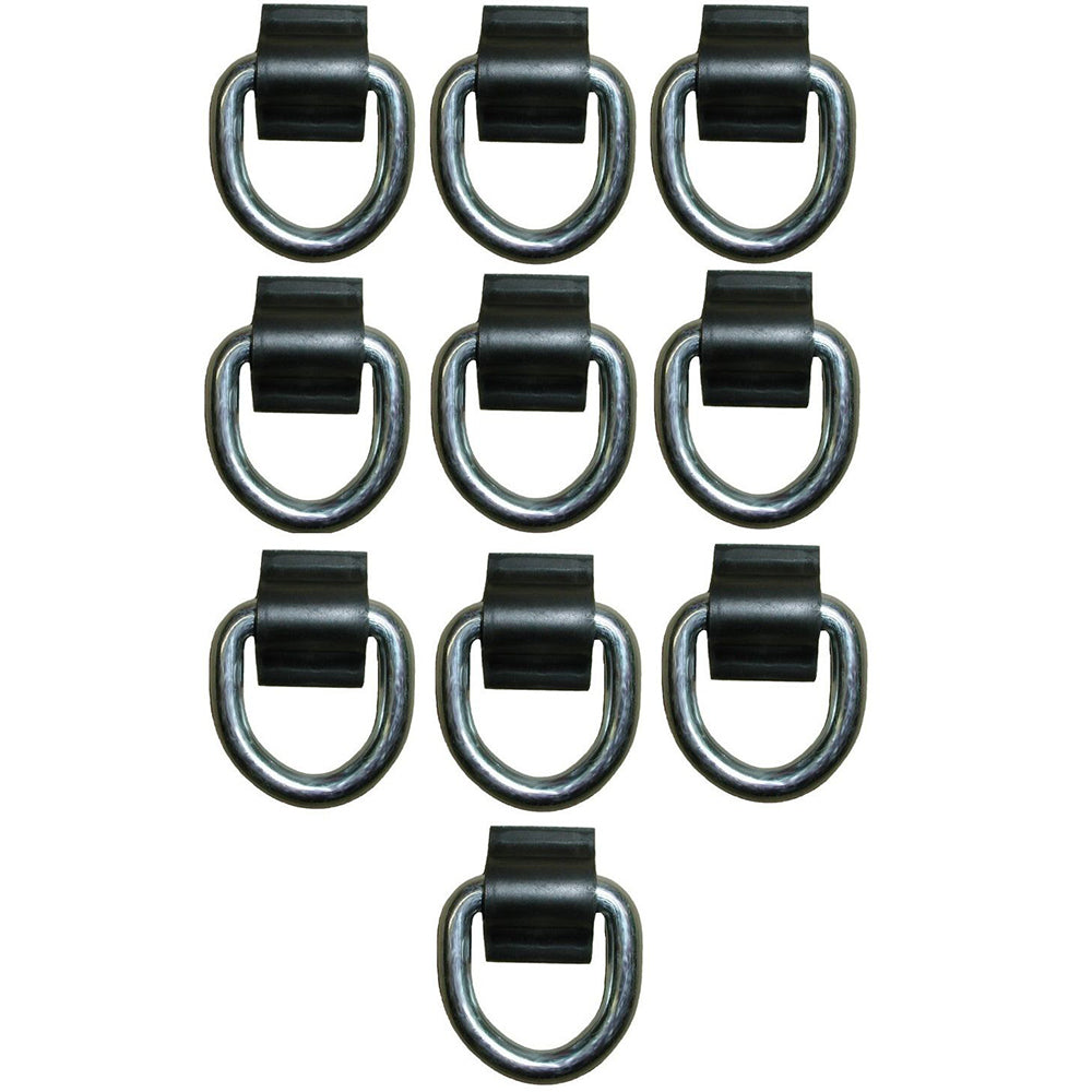 Qty 10: 3/8" Weld On D-Ring Fits Universal Products Replaces 10WR15