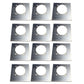 (12) Backing / Mounting Plates for D-Ring Tie Down Recessed D-Rings Rope Ring