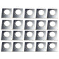 Set of Twenty 949872 Heavy Duty Backing Plates Mounting Plates for Trailers