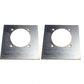 (2) New Backing / Mounting Plates for D-Ring Tie Down Recessed D-Rings Rope Ring