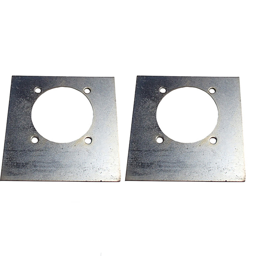 (2) New Backing / Mounting Plates for D-Ring Tie Down Recessed D-Rings Rope Ring