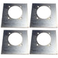 Qty 4: Recessed D-Ring Mounting Plate Fits Universal Products Replaces DRP5MP