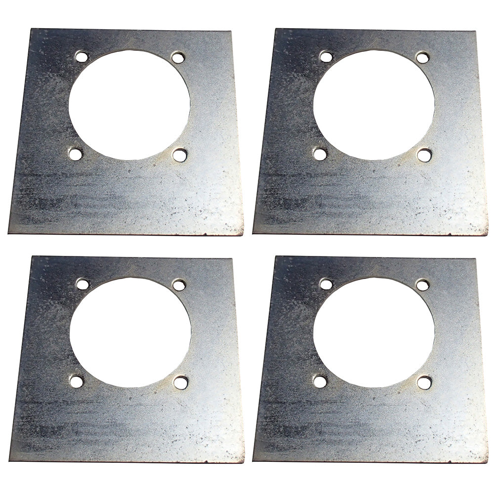 Qty 4: Recessed D-Ring Mounting Plate Fits Universal Products Replaces DRP5MP