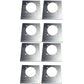 (8) New Backing / Mounting Plates for D-Ring Tie Down Recessed D-Rings Rope Ring