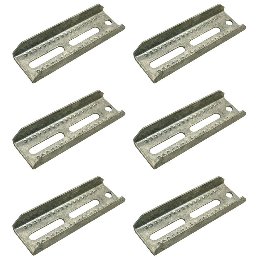 Qty. 6: 8" Upright Bunk Board Brackets Fits Universal Products