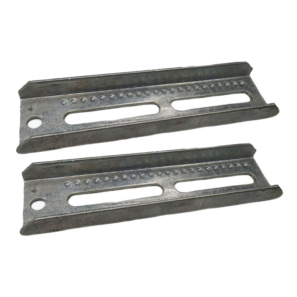 (2) 10" Upright Adjustable Swivel Board Brackets for Pontoon Boat Trailers