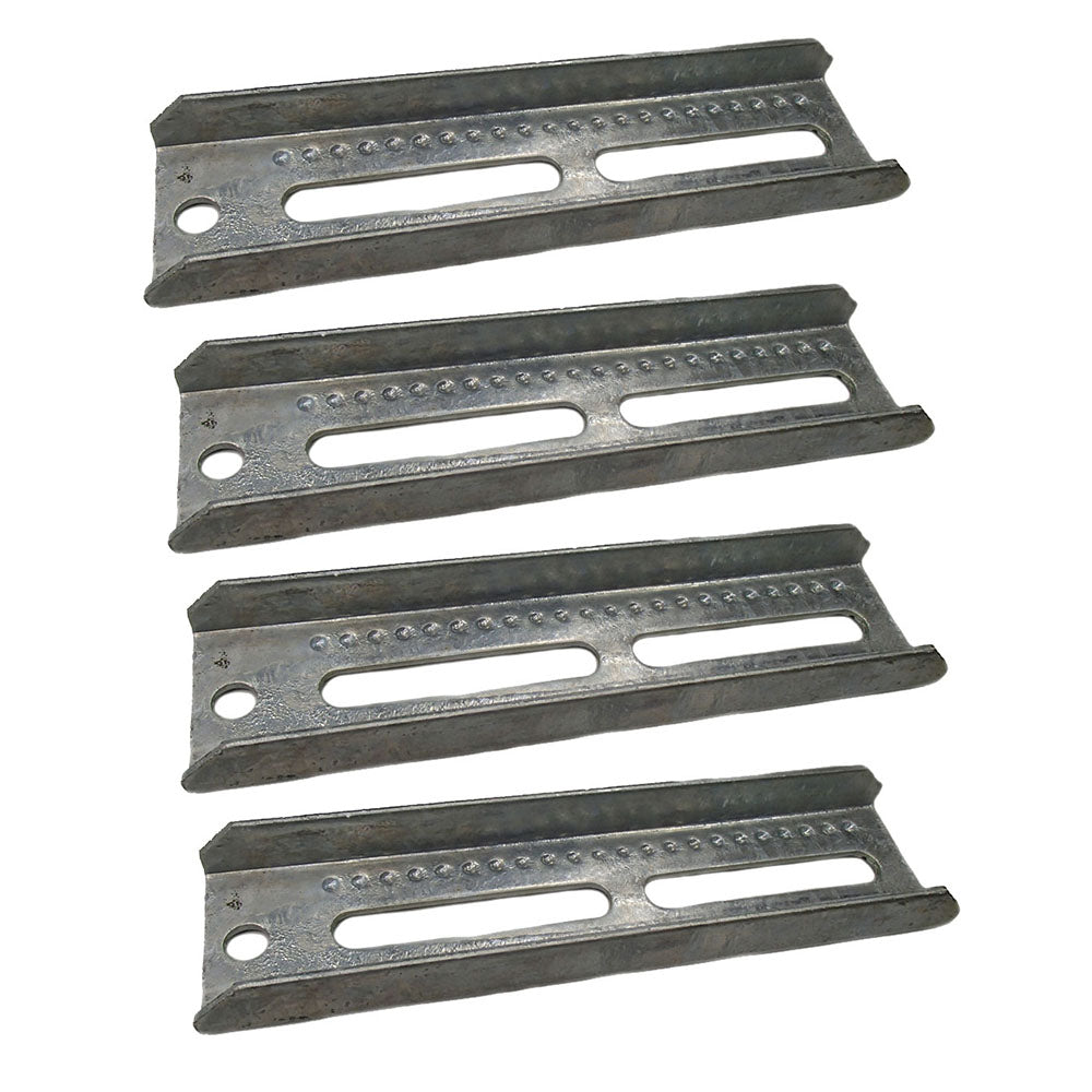 (4) 10" Tall Galvanized Boat Trailer Vertical Bunk Board Brackets