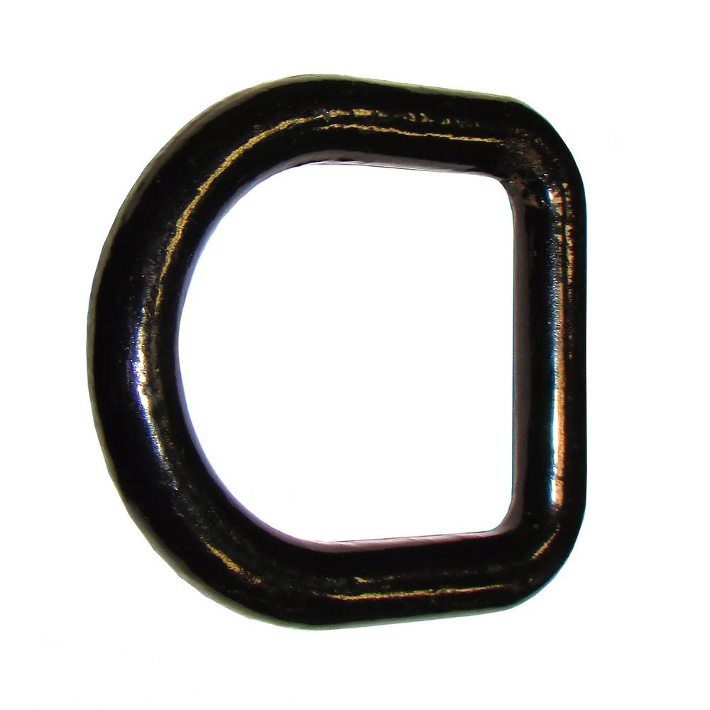 D-Ring, 1/2" Weld-on (Black Ring) Fits Universal Products Replaces DR050-Z-BLK