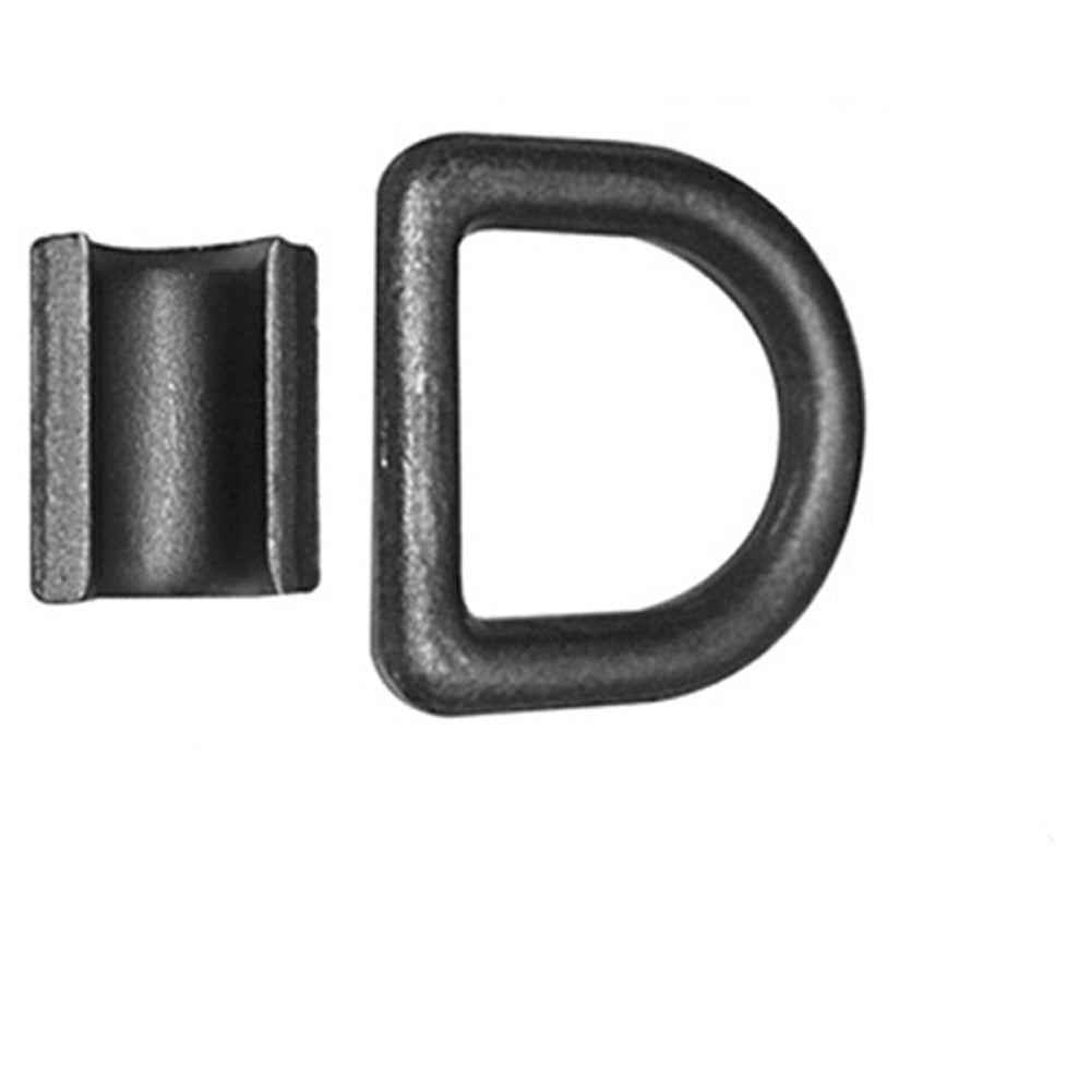 DR050-Z-BLK Qty 10: 1/2" Bolt-on D-Ring (Black)
 Fits Universal Products
