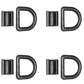 Four (4) Pack of 1/2" Bolt-on D-Ring (Black) Fits Universal Products DR050-Z-BLK