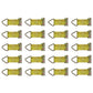 20x Lot E-Track Clip D-Ring Rope Cargo Tie-Down Trailer Semi Tie-Off Strap