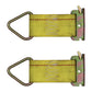 2 Pack E-Track 6" Adapter Strap 6,000 lb. Breaking Strength Tie Downs