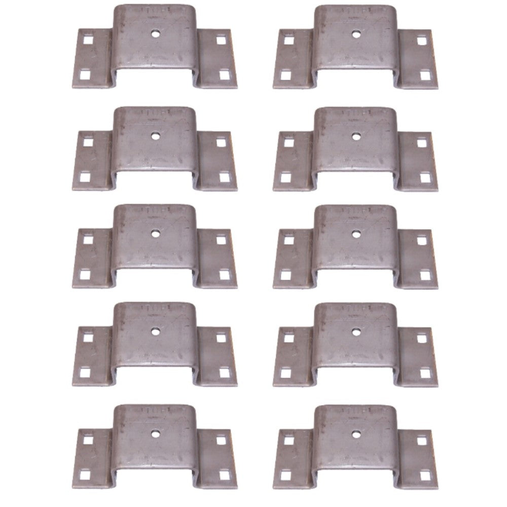 Set of 10 Bolt-On Tapered Stake Pocket fits 10.5 Gauge Trucks & Trailers