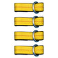 Qty 4: Heavy Duty Lasso/Wheel Lift Straps  (Yellow)  Fits Universal Products