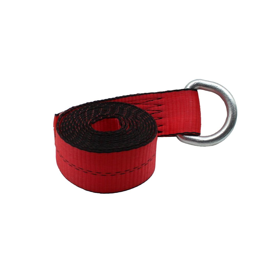 N/A Heavy Duty Lasso/Wheel Lift Straps (Red) Fits Universal Products