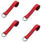 N/A Qty 4: Heavy Duty Lasso/wheel Lift Straps (Red) Fits Universal Products