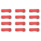 Qty 12: Heavy Duty Lasso/Wheel Lift Straps (Red) Fits Universal Replaces N/A
