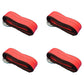 Qty 4: Heavy Duty Lasso/Wheel Lift Straps (Red) Fits Universal Replaces N/A