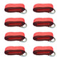 Qty 8: Heavy Duty Lasso/Wheel Lift Straps (Red) Fits Universal Replaces N/A