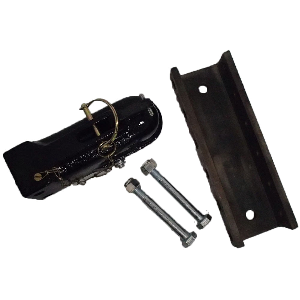 Trailer 15,000 lb 2-5/16" Black Powder Coated Adjustable Tongue Coupler Hitch