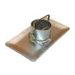 Trailer Jack Foot Plate w/ Lock Pin Fits Universal Products Replaces 26029