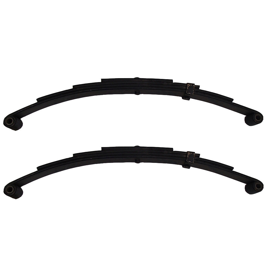 (2) 3500 Lb Axle 4-Leaf Spring Trailer Suspension 25-1/4" Double Eye 3500# Axle