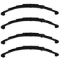 (4) Trailer Double Eye Leaf Springs (2 Pair) 25-1/4" 4-Leaf Rated at 3,500 lbs