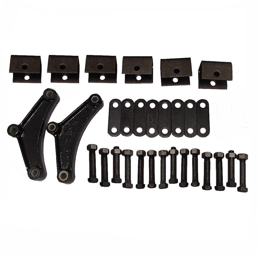 Tandem Axle Suspension Kit Fits 1.75 in Wide 25.25 in Double Eye Springs