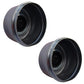 Qty 2: Grease Cap with Rubber Plug Fits Universal Products Replaces 21-43-1