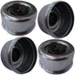 Qty 4: Grease Cap with Rubber Plug Fits Universal Products Replaces 21-43-1