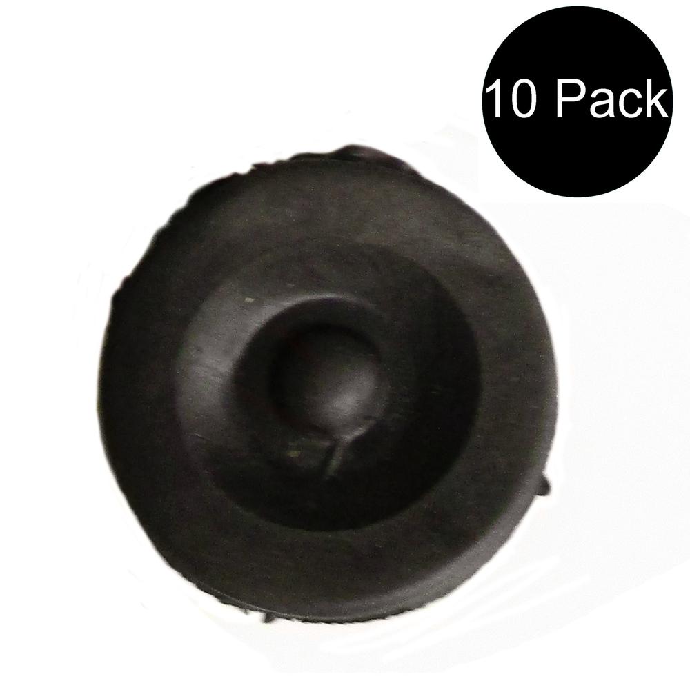 (10) New Replacement Black Rubber Grease Plug Hub Dust Caps TLU31-0009
