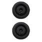 (2) New Black Rubber Grease Plug Hub Dust Cap for RedLine Trailer Camper RV Axle