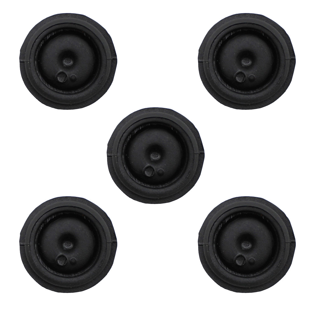 Ez Lube Axle Rubber Grease Plugs Hub Dust Cap fits all EZ Lube Axles - 5 Pack
