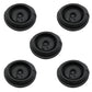 (5) New Black Rubber Grease Plug Hub Dust Caps Fits AL-KO Trailer Camper RV Axle