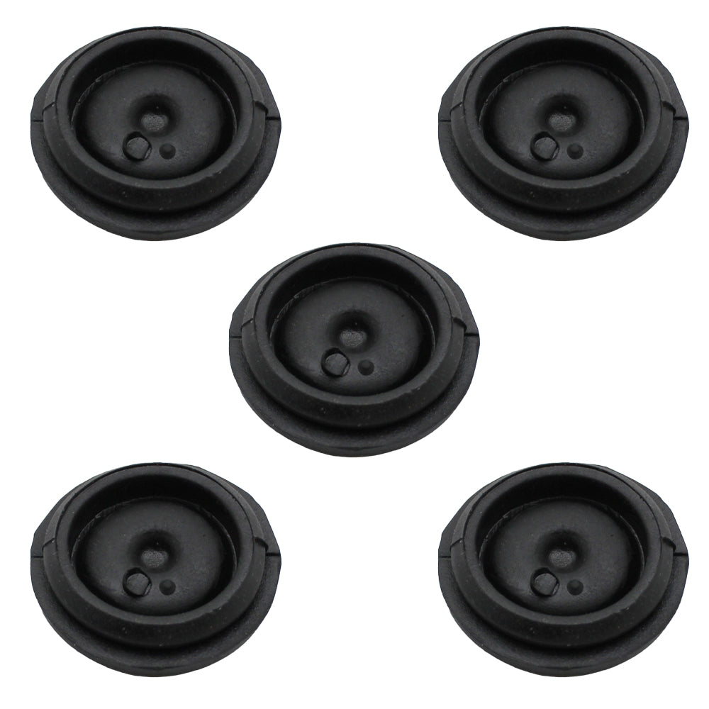 Ez Lube Axle Rubber Grease Plugs Hub Dust Cap fits all EZ Lube Axles - 5 Pack