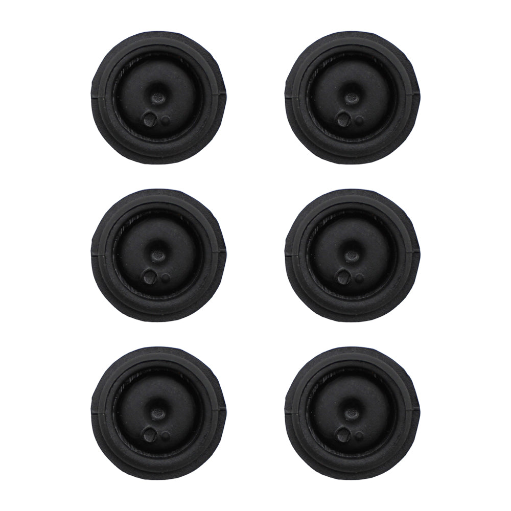 Qty 6: Rubber Grease Plugs Fits Dexter Replaces 085-001-00