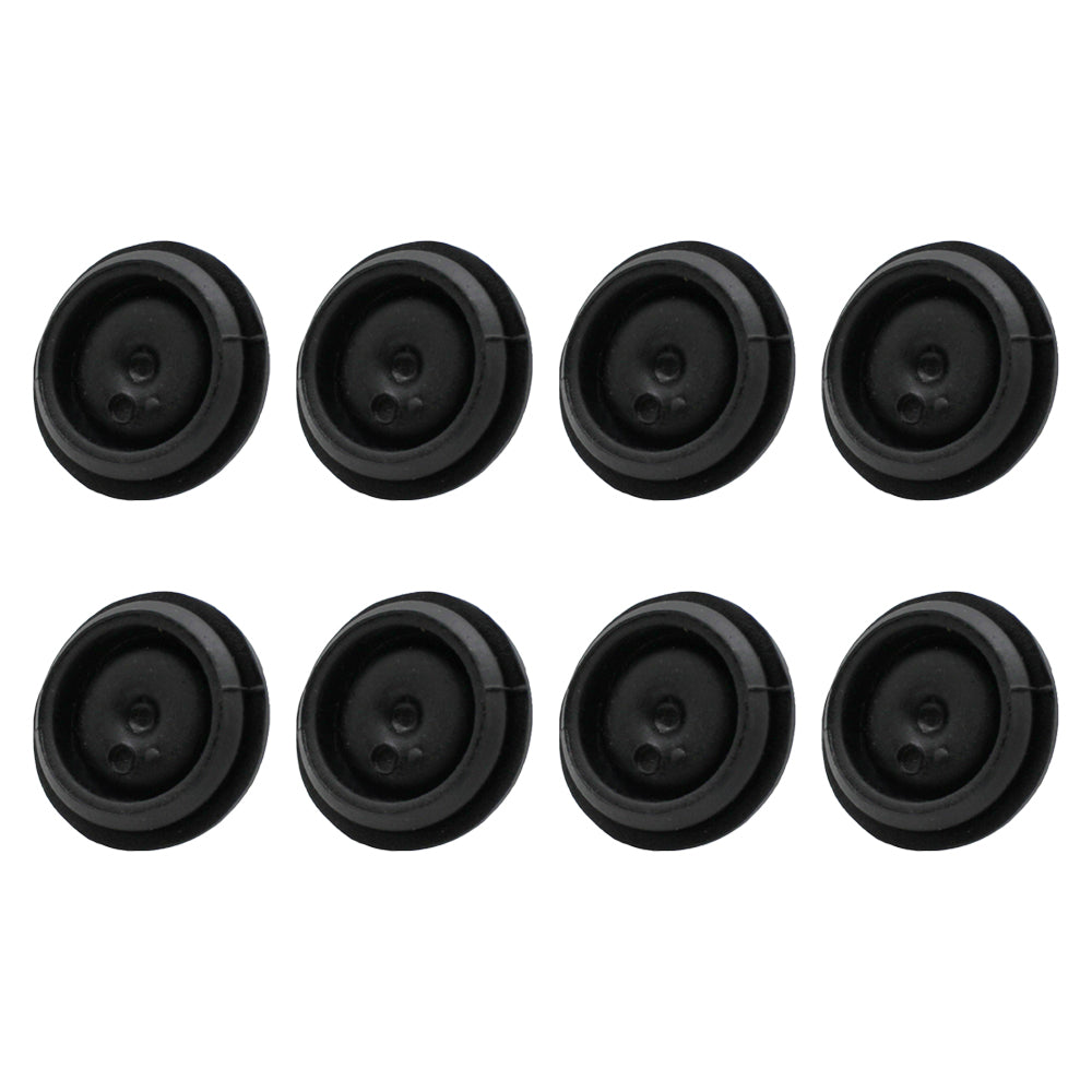 8PK Rubber Grease Plug Hub Dust Caps fits Dexter EZ Lube Trailer Camper Axle