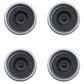 (4) 1.98" EZ Lube Grease Trailer Hub Cover Dust Cap w Rubber Plug FREE SHIPPING