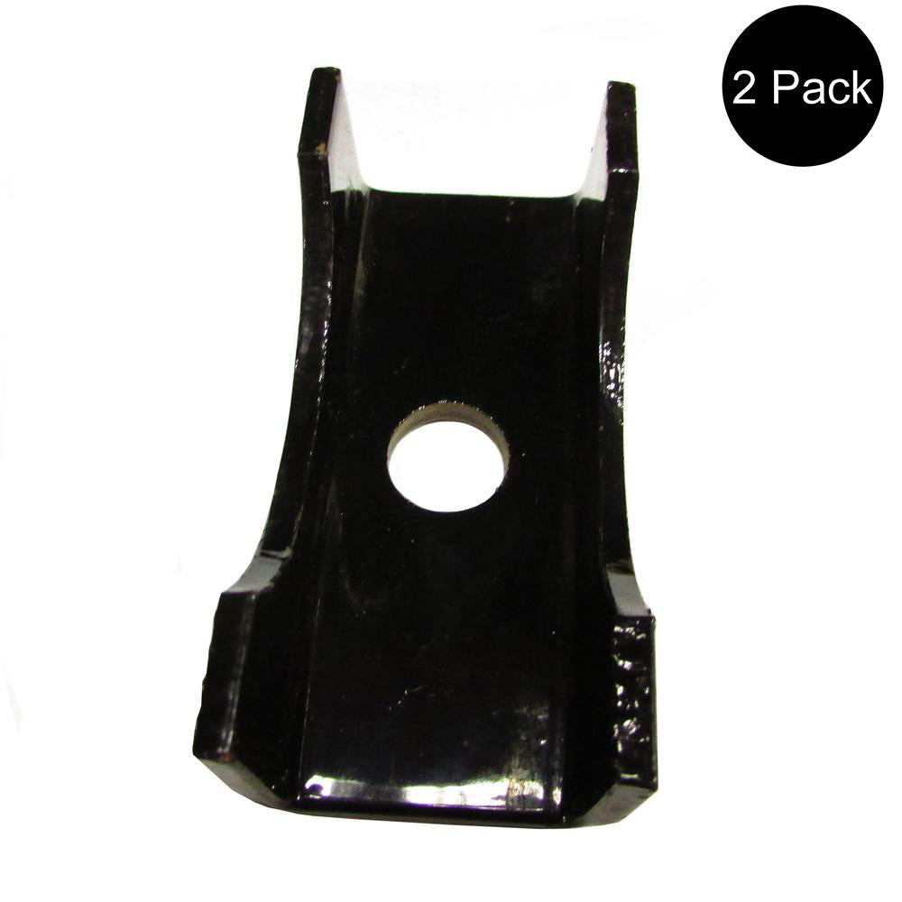 2 Trailer Axle Spring Perch/Seat for 2.3/8" 3500# Round Axel Tube Mount Pad