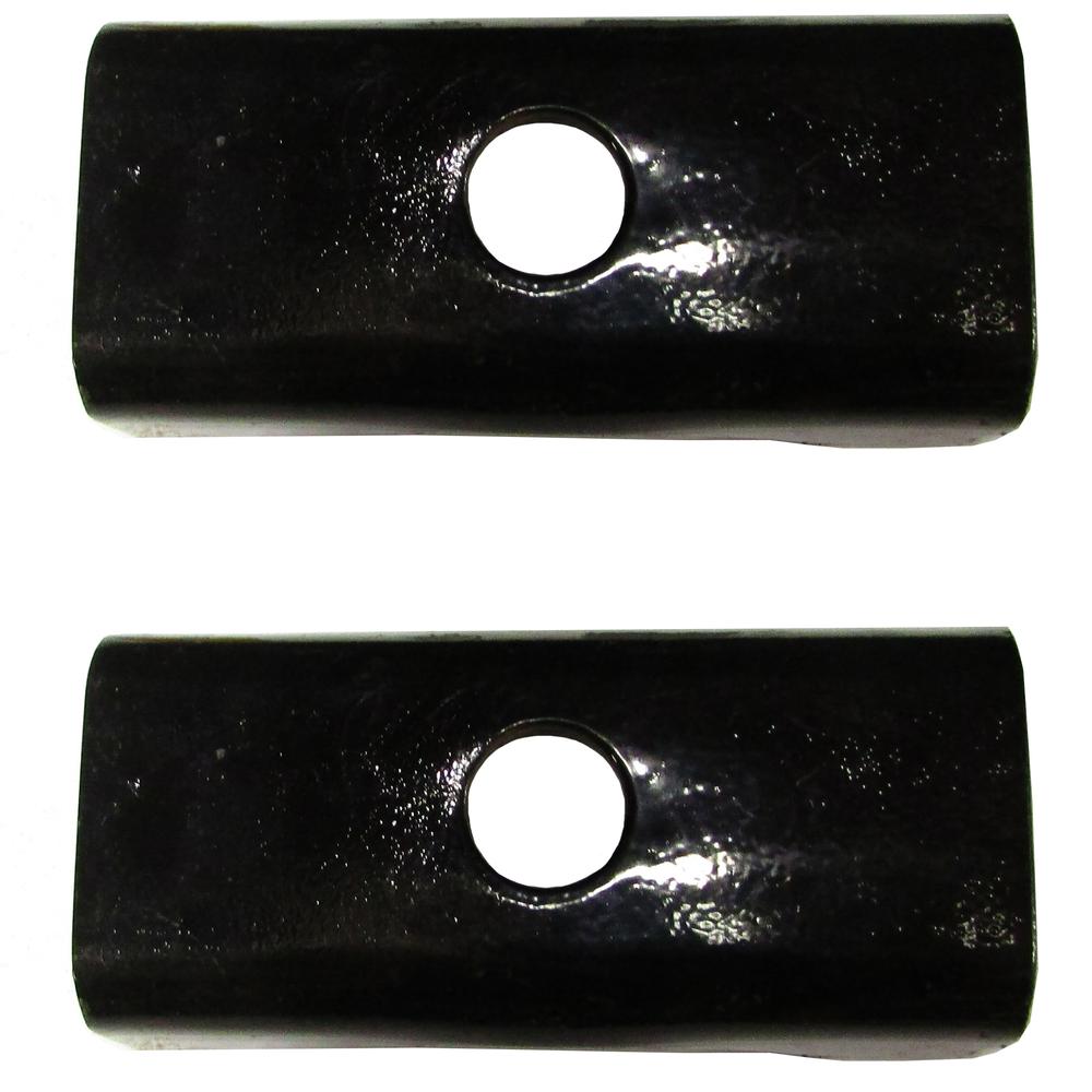 2 Trailer Axle Spring Perch/Seat for 2.3/8" 3500# Round Axel Tube Mount Pad