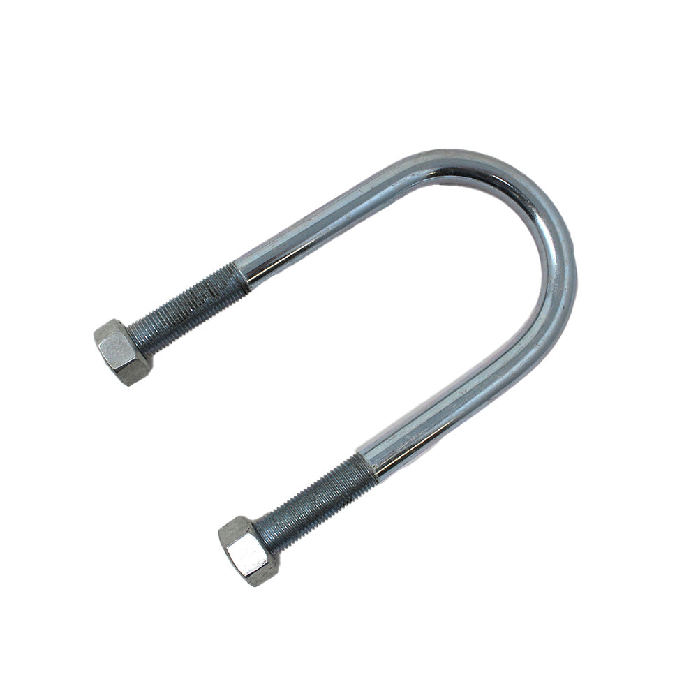 U-bolt with 2 Locking Nuts for Trailers with 2-3/8" Round Axles Rated up to 3500lbs