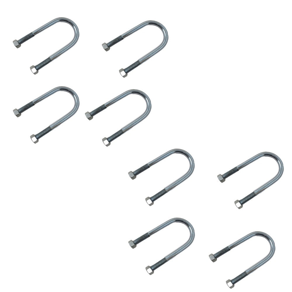 Qty 8: Axle U-Bolts w/Nuts Fits Universal Products Replaces UB-R201