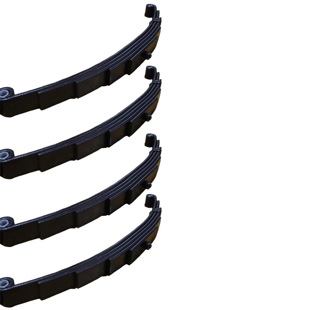 4-Pack Double Eye Trailer Leaf Spring - 5 Leaf - 25-1/4" Length - 3,000 Lb. Cap