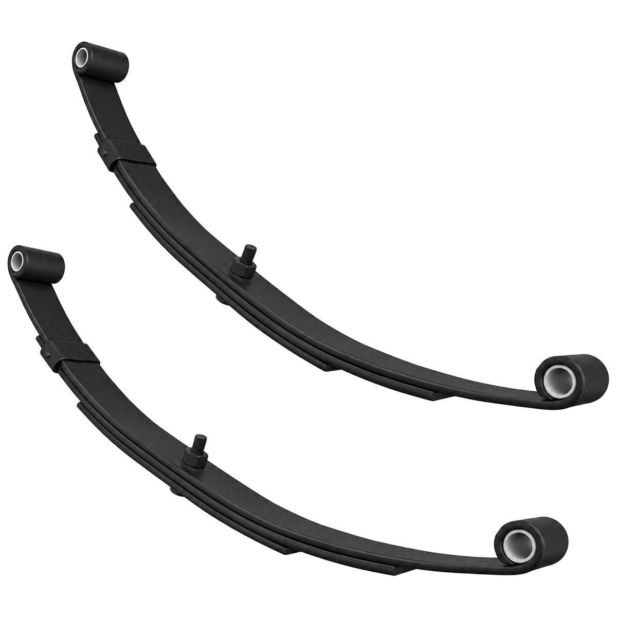 2 Pack Double Eye Trailer Leaf Springs 3 Leaf 20-3/8" Length 1,000 Lb Capacity