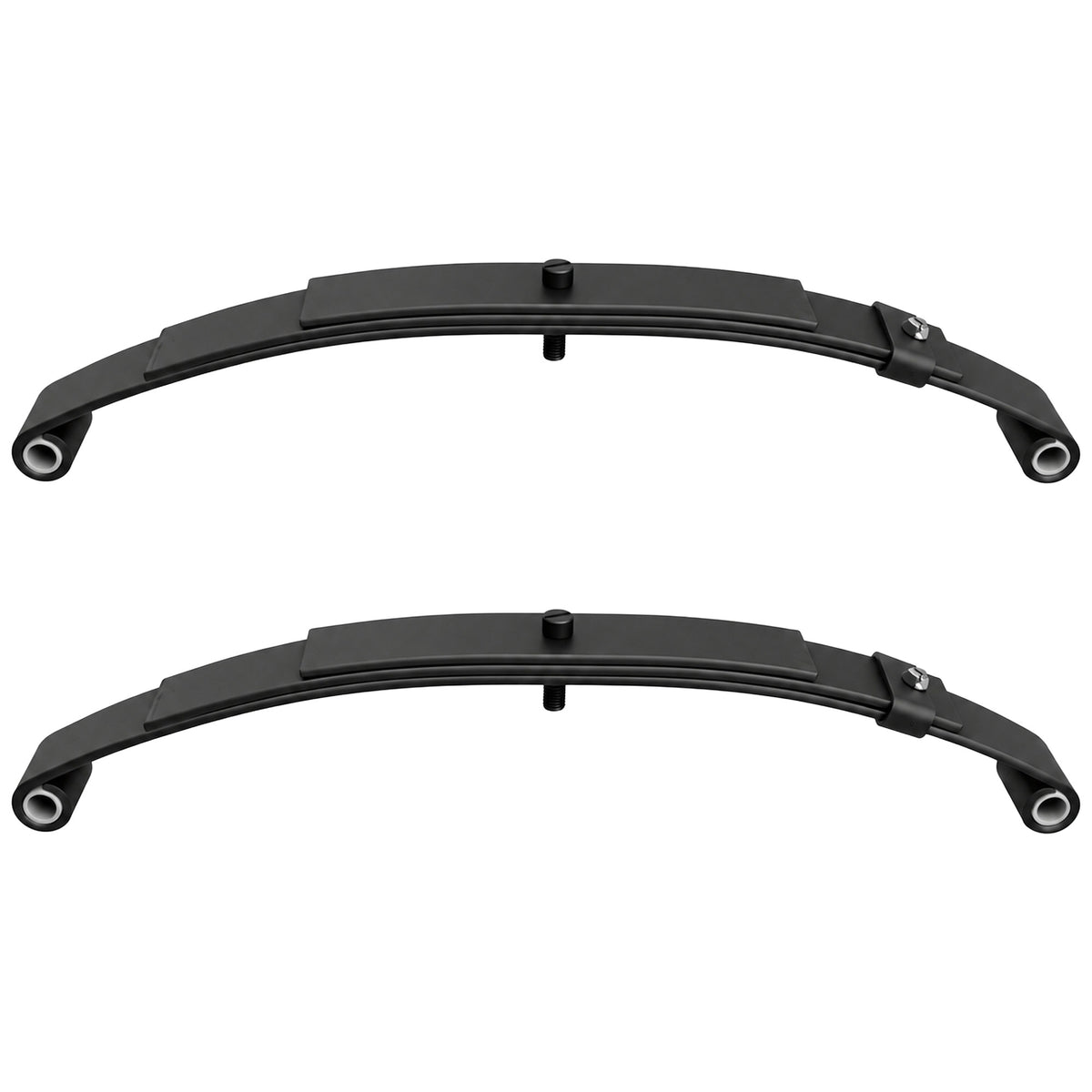 2 Pack Double Eye Trailer Leaf Springs 3 Leaf 20-3/8" Length 1,000 Lb Capacity
