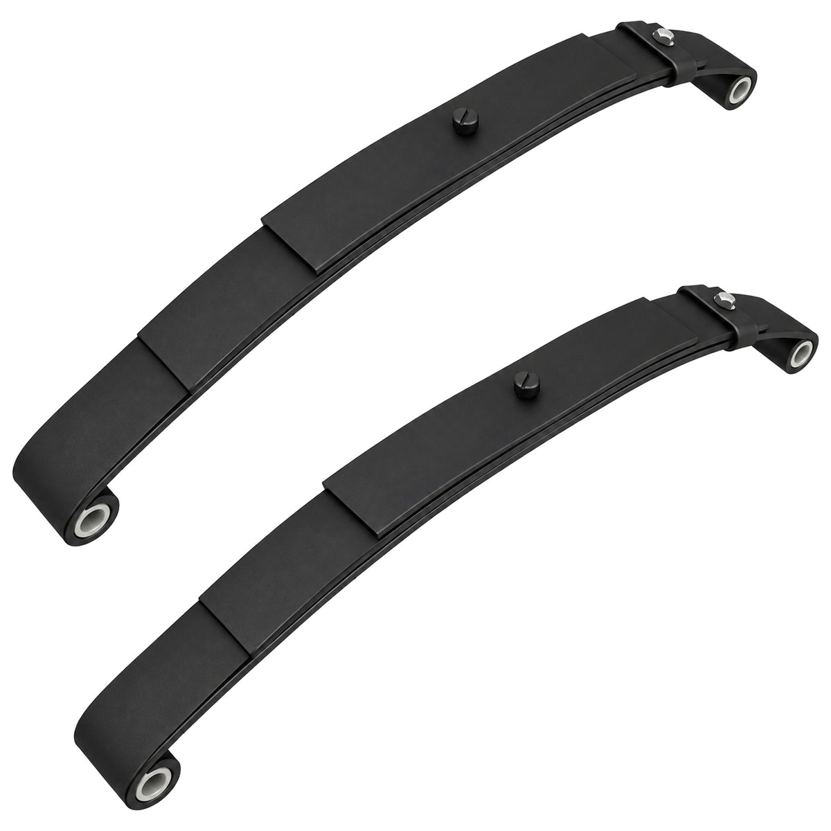 2 Pack Double Eye Trailer Leaf Springs 3 Leaf 20-3/8" Length 1,000 Lb Capacity