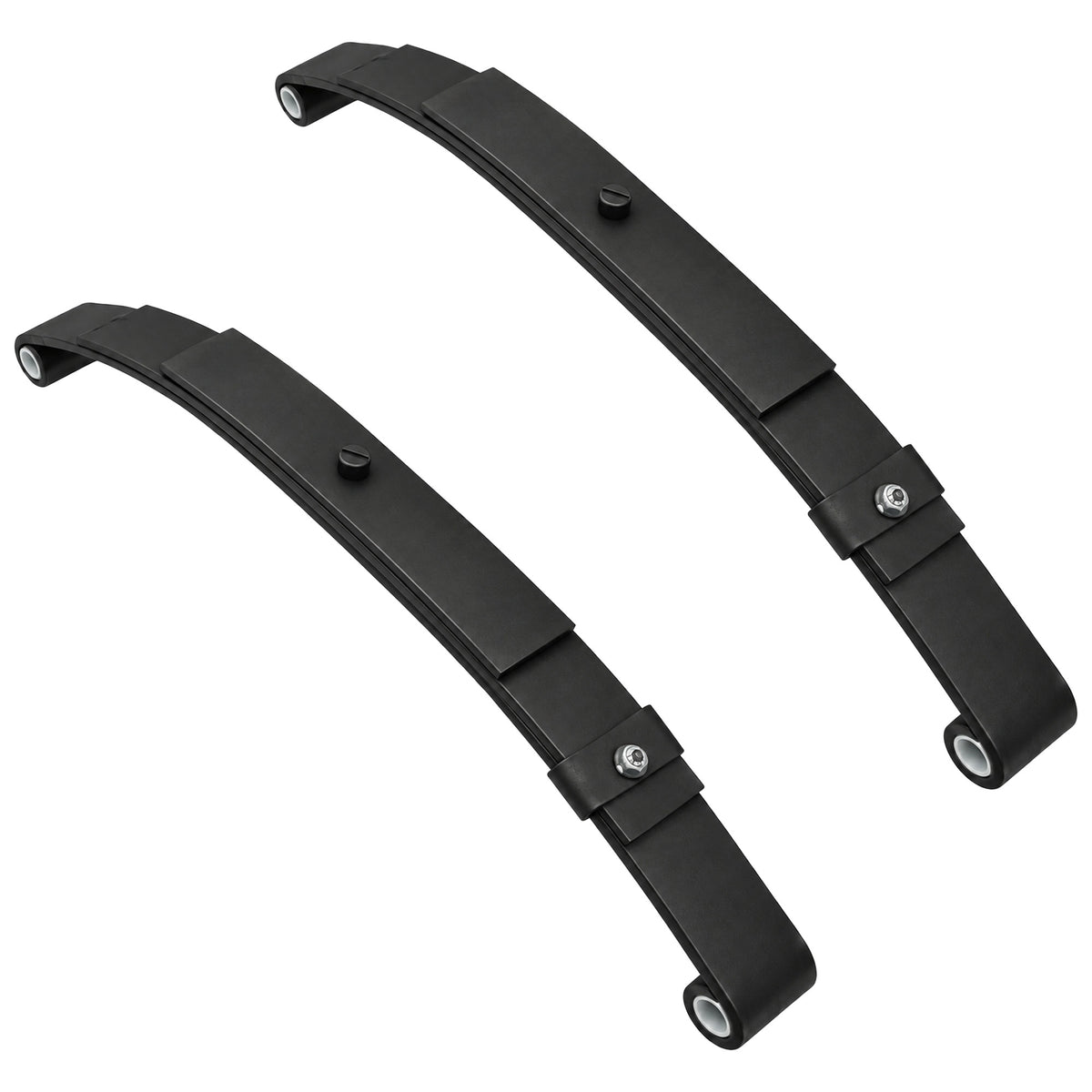 2 Pack Double Eye Trailer Leaf Springs 3 Leaf 20-3/8" Length 1,000 Lb Capacity